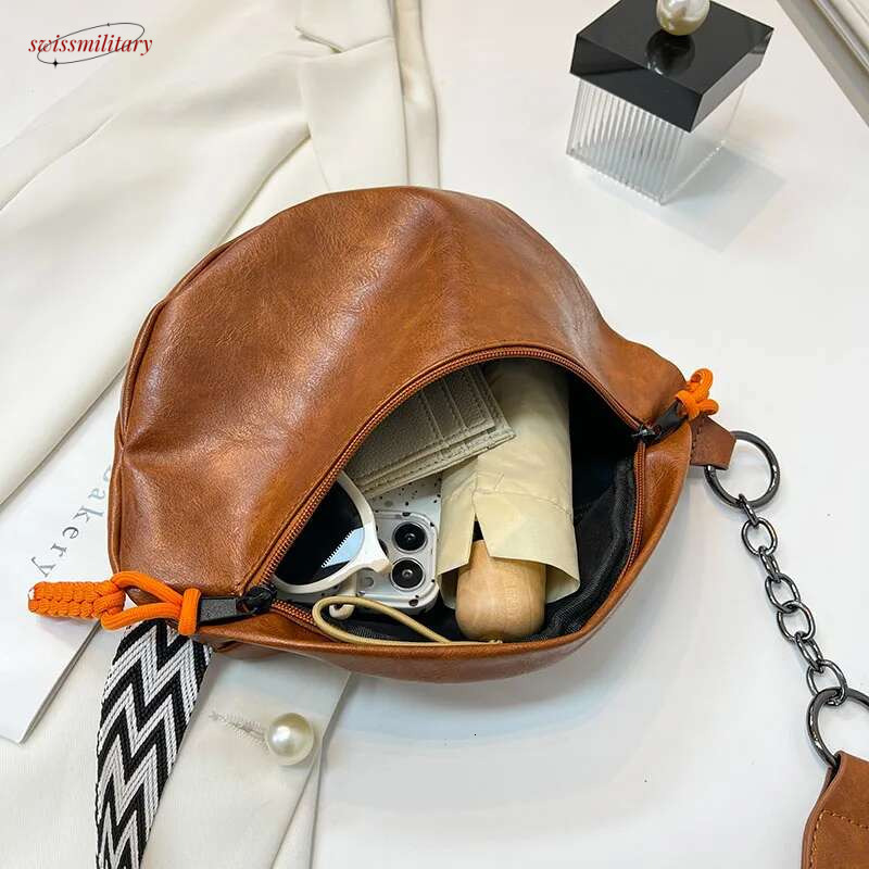 New Soft Leather Waist For Women Fanny Pack Quality Chest Fashion Designer Shoulder Crossbody Bags Female Belt Bag Purse swissmilitary