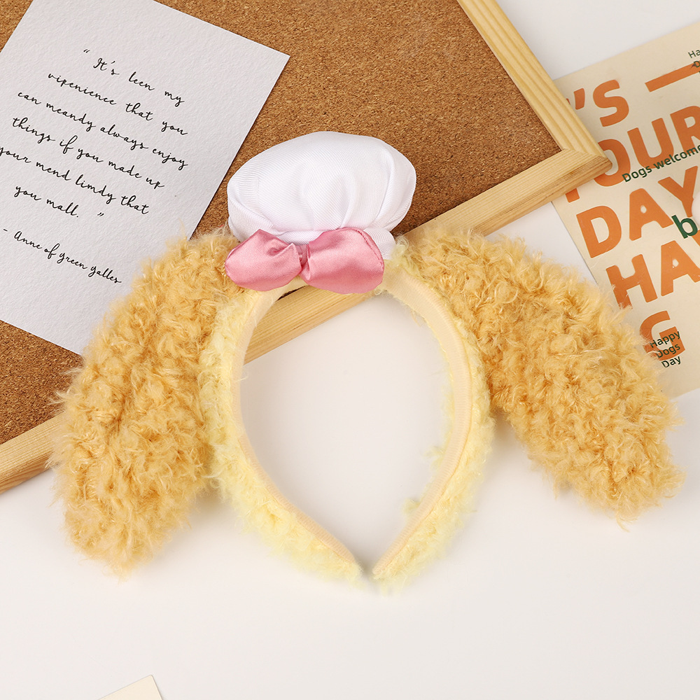 Soft Plush Furry Headband with Cute Animal Design for Kids