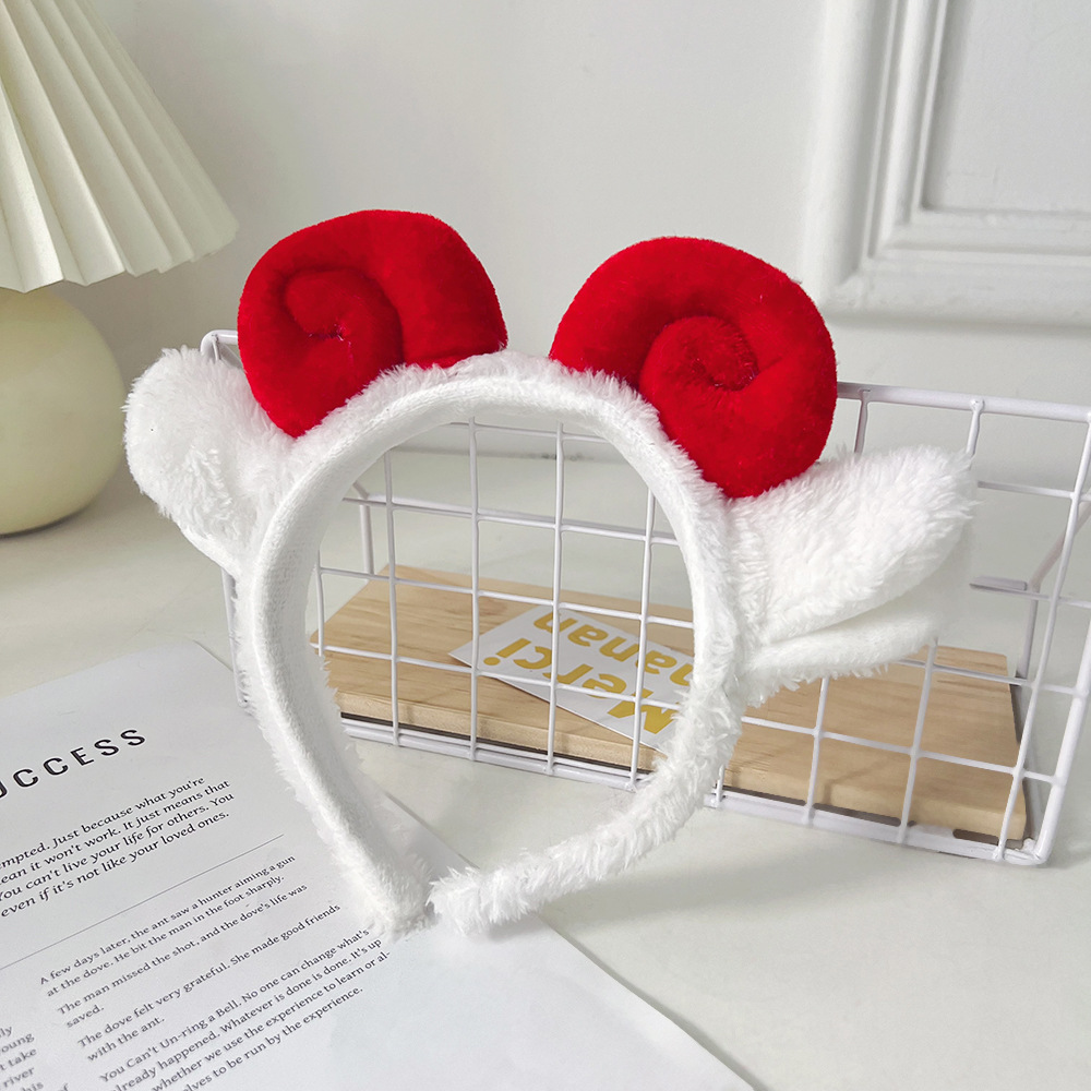 Adorable Sheep Ear Headband - Cute Korean Style Hair Accessory for Girls