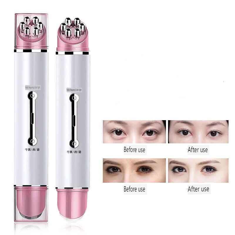 Electric Massage Beauty Device, Lighten Dark Circles Bags Eyes, Fight Fine es, Improve Eyes Puffiness, ESM, Usb MY-009