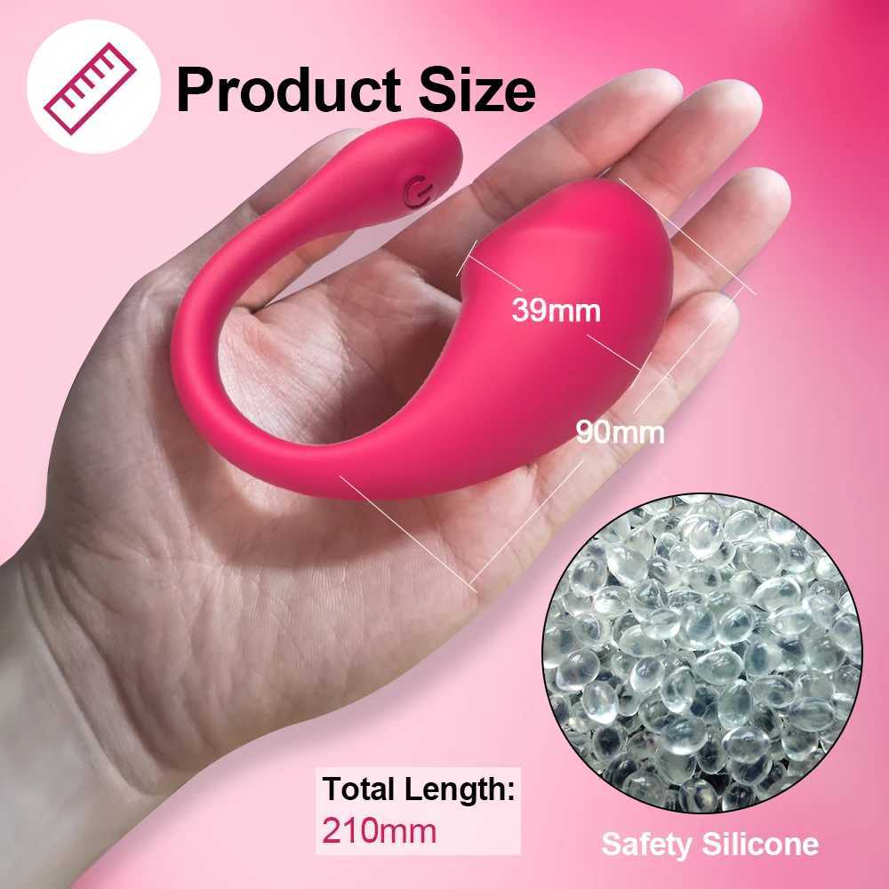 Wireless Vibrator Egg female Sex toy for Women Bluetooths Remote Control Wear Vibrating Panties Toys for Couple adults 18XJ250107