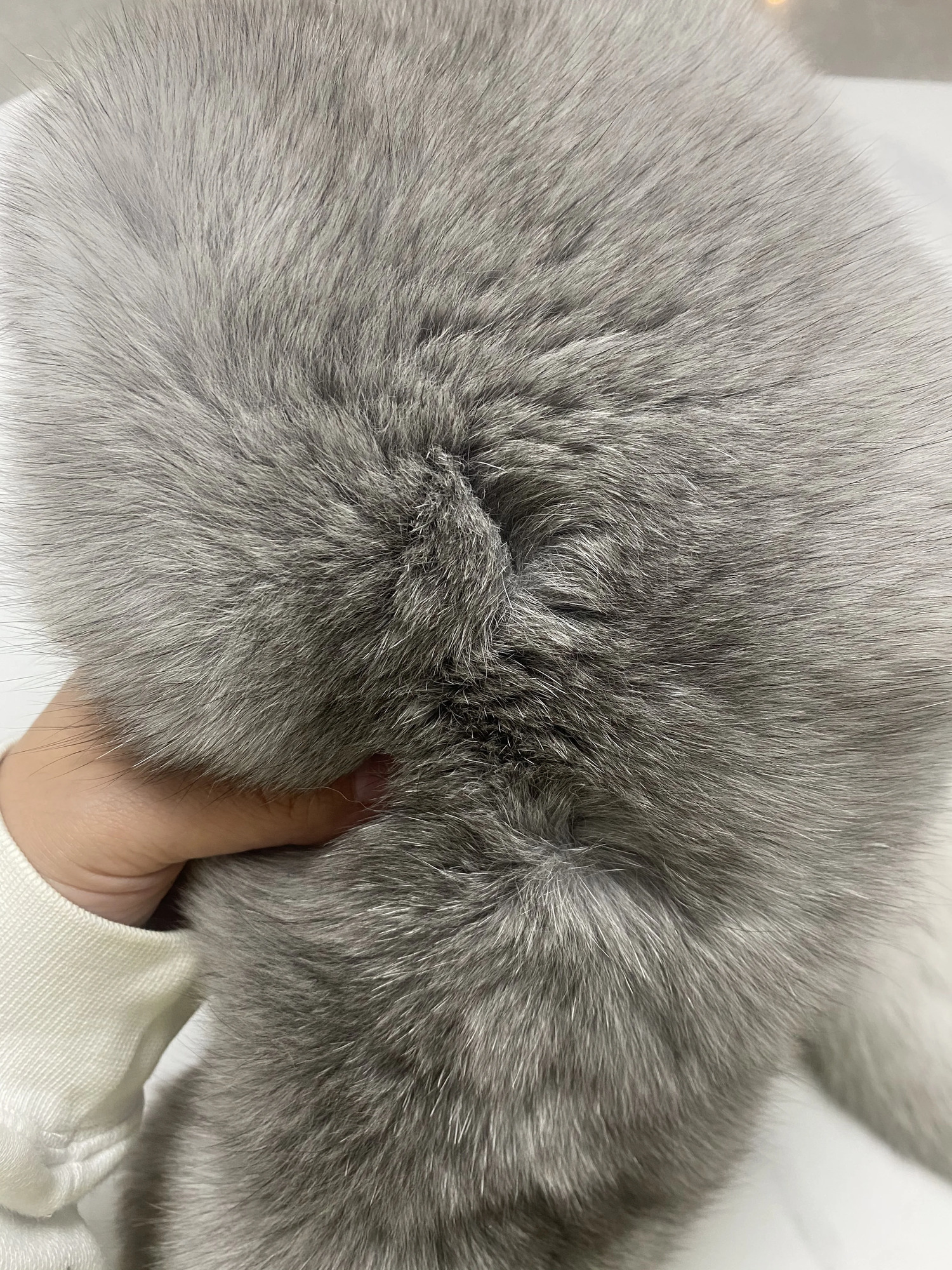 Men Womens Winter Natural Fox Fur Scarf Fur T Show Genuine Fur Party Shawl 120cm TB101 250106
