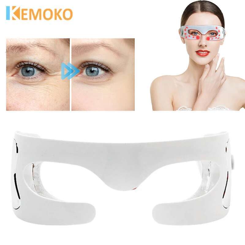 EMS Hot Compress Fatigue Relief Massager Vibration Massage Eye Relaxation Anti Wrinkle Aging Care Beauty Device