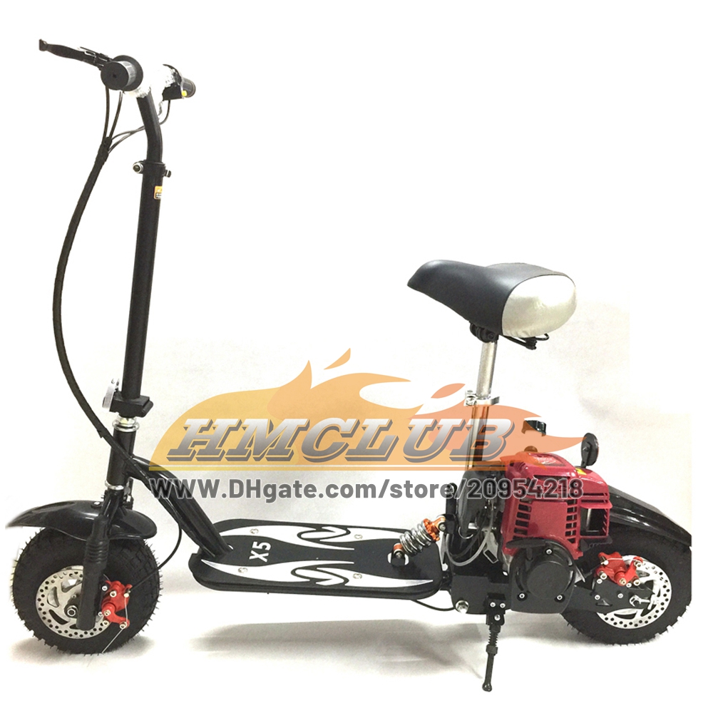 2025 New Men Women Adult Folding 2Wheels Mini Motorcycle 49CC 50CC 4 Stroke Mountain Gasoline Scooter OFF-Road Real Superbike Power Racing MOTO Bike B