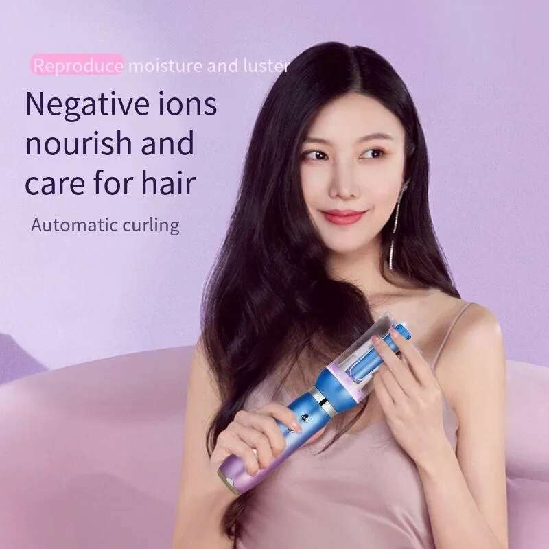 Auto Irons Electric Automatic Ceramic 1 Inch Hair Curler Rotating Curls Waves Anti-Tangle Curg Waver Large Slot