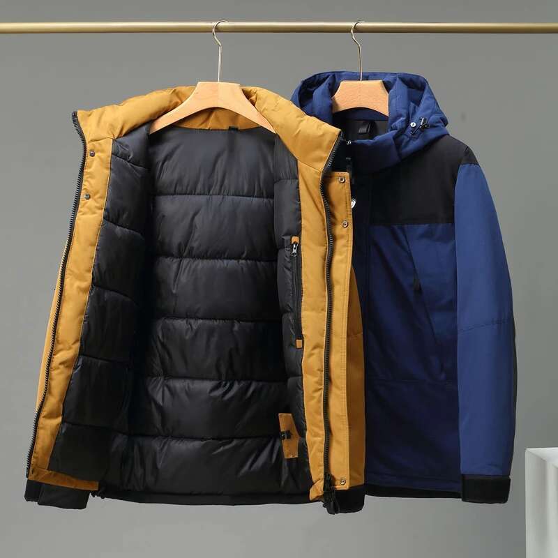 2025 Winter Ski Suit Men Snowboard Down Cotton Jacket And Baggy Pants Thermal Waterproof Windbreaker Outdoor Snowmobile Clothing