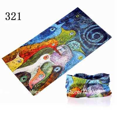 301-400 high-quality spring and summer bicycle riding bandage seamless bandage hat scarf head with neck tube face facial mask packaging W250107