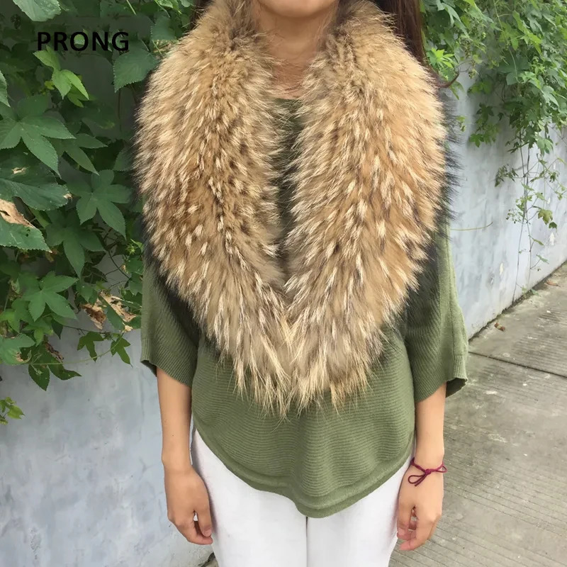 Real Fox Fur Collar For Women Men Coat Jacket Shawl Wraps Winter Warm Fur Collar Large Size Neck Warmer Fur Scarf Shawls 250106