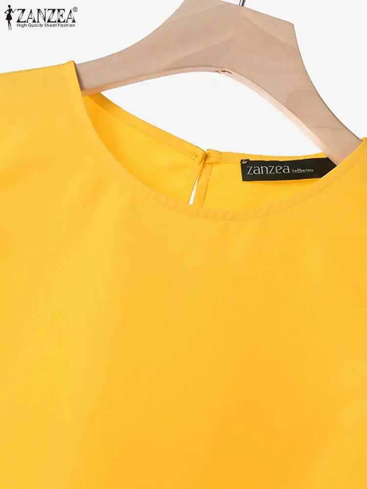 ZANZEA 2PCS Women Fashion Matching Sets Suits Casual Summer Short Sets Sexy Pocket Loose Sveless Tank and Shorts TracksuitXJ250106