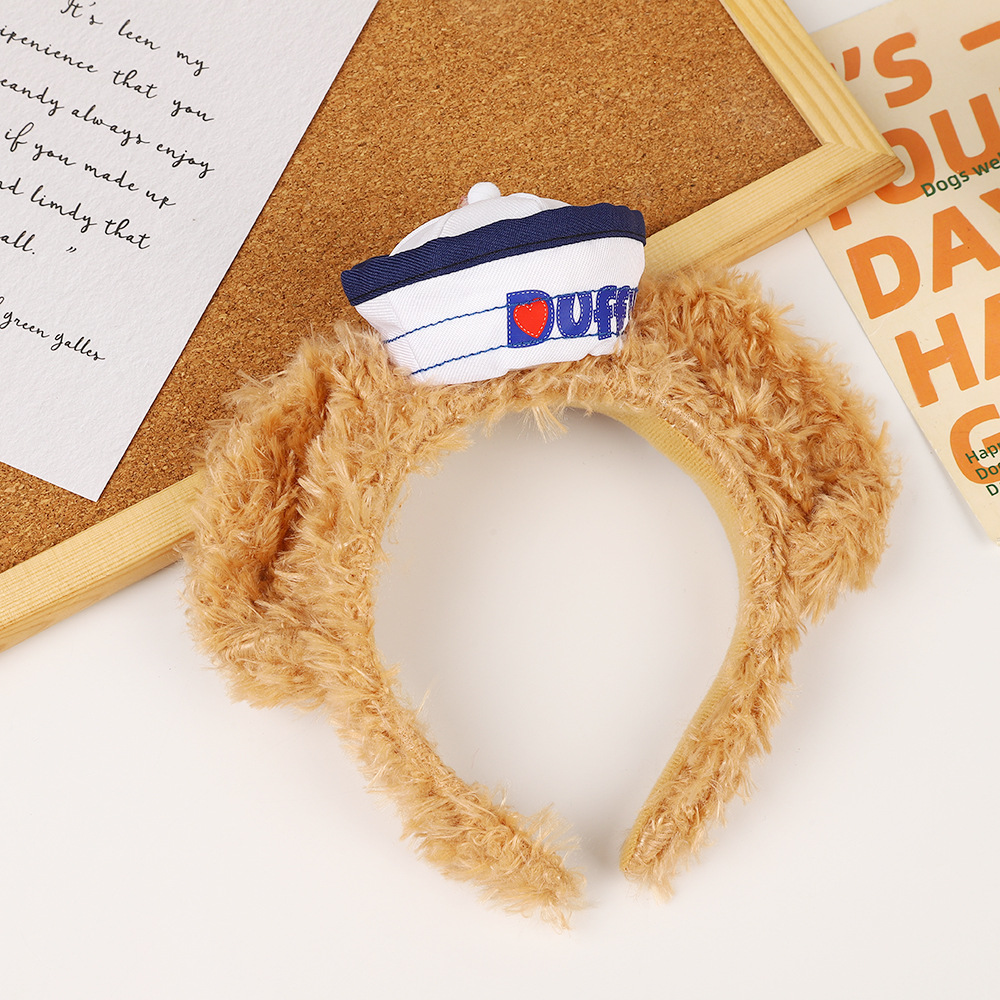 Soft Plush Furry Headband with Cute Animal Design for Kids