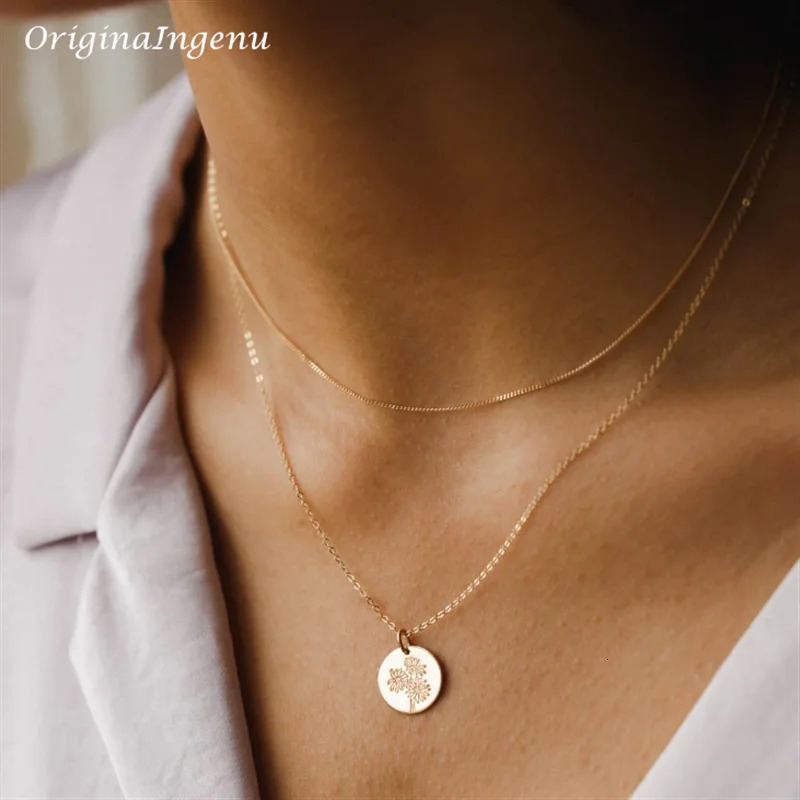 14K Gold Filled Liquid Chain Necklace Dainty Necklace Gold Filled Choker Tarnish Resistant Necklace Vintage Jewelry250103