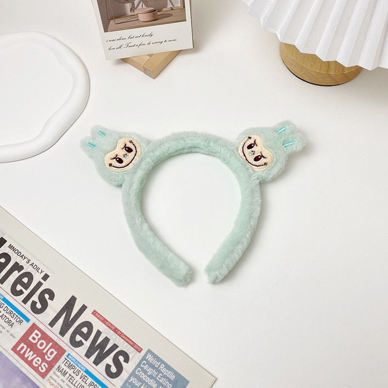High head wide edge facial wash pressure hairpin children's sweet and fresh headband cute cartoon decoration hair accessory