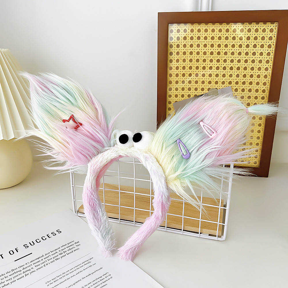 Creative Plush Monster Hair Ties - Cute & Kooky Fluffy Headbands for Autumn Winter