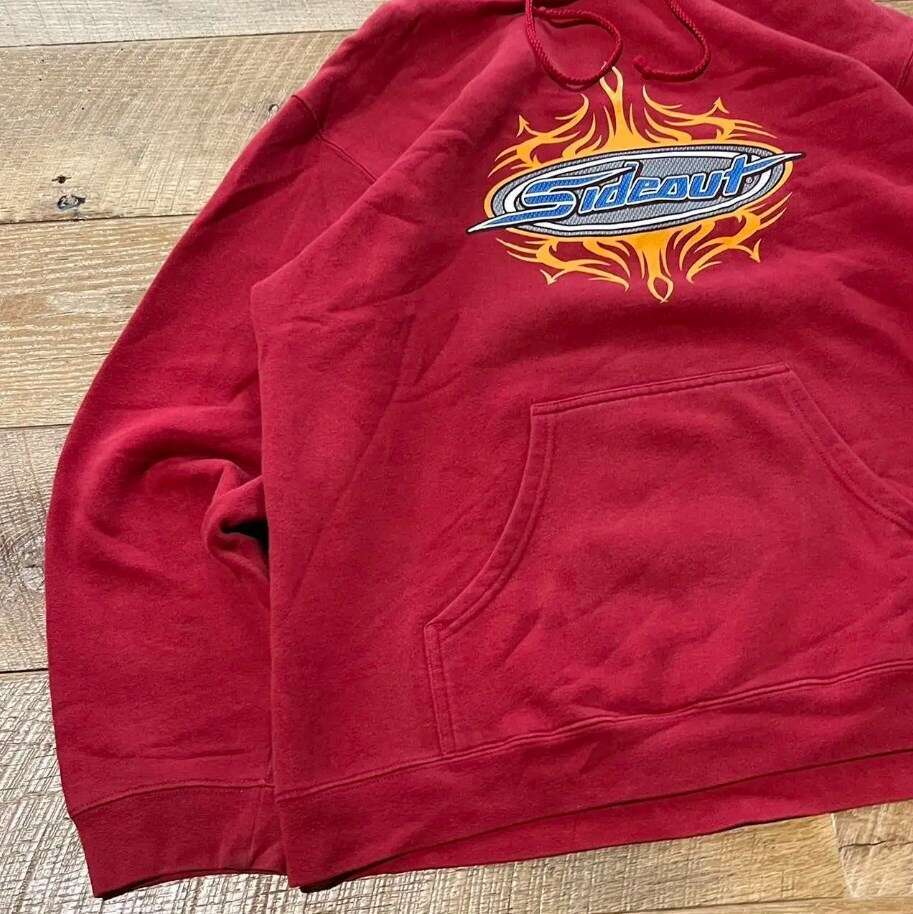 fashionable letter printed loose fitting pullover long sleeved trendy hooded sweatshirt