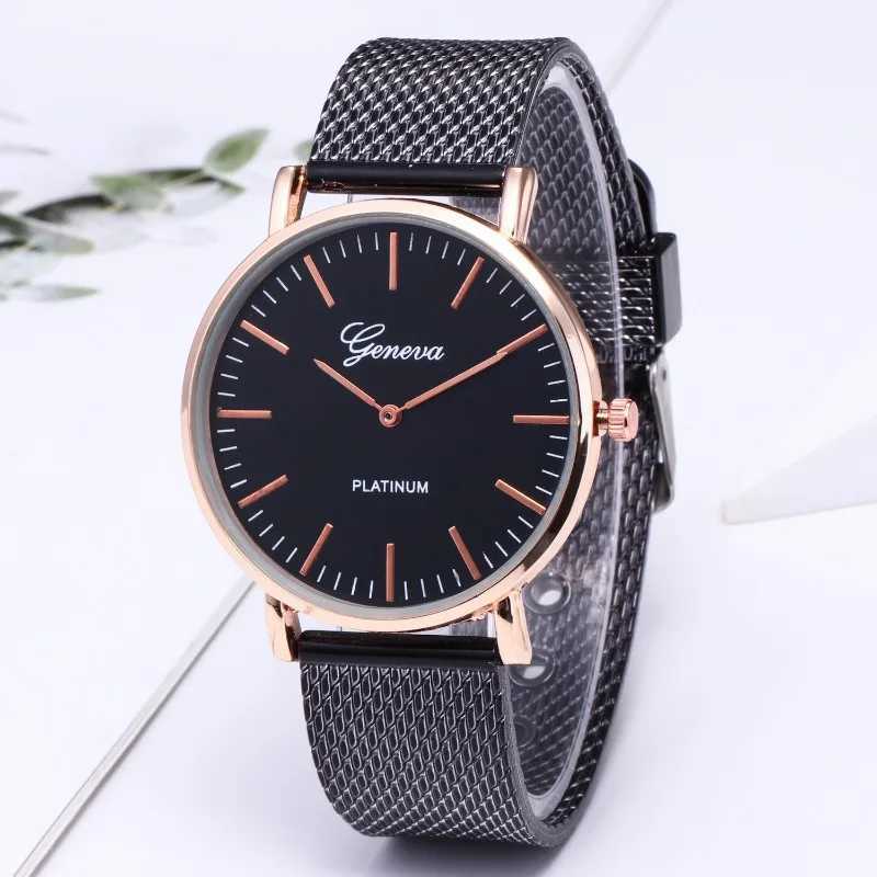 Mens Watches Fashion Casual High Quality Environmental Watchband Thin Simple Quartz Watch Student Womens Clothing Clock RetroX250107