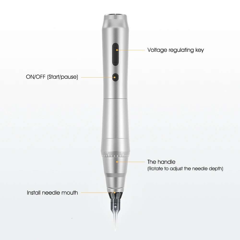 New Wireless hine Rotary Tattoo Pen Original German Motor Power Battery 1200mAh Fast Charge Stroke 3.5mm
