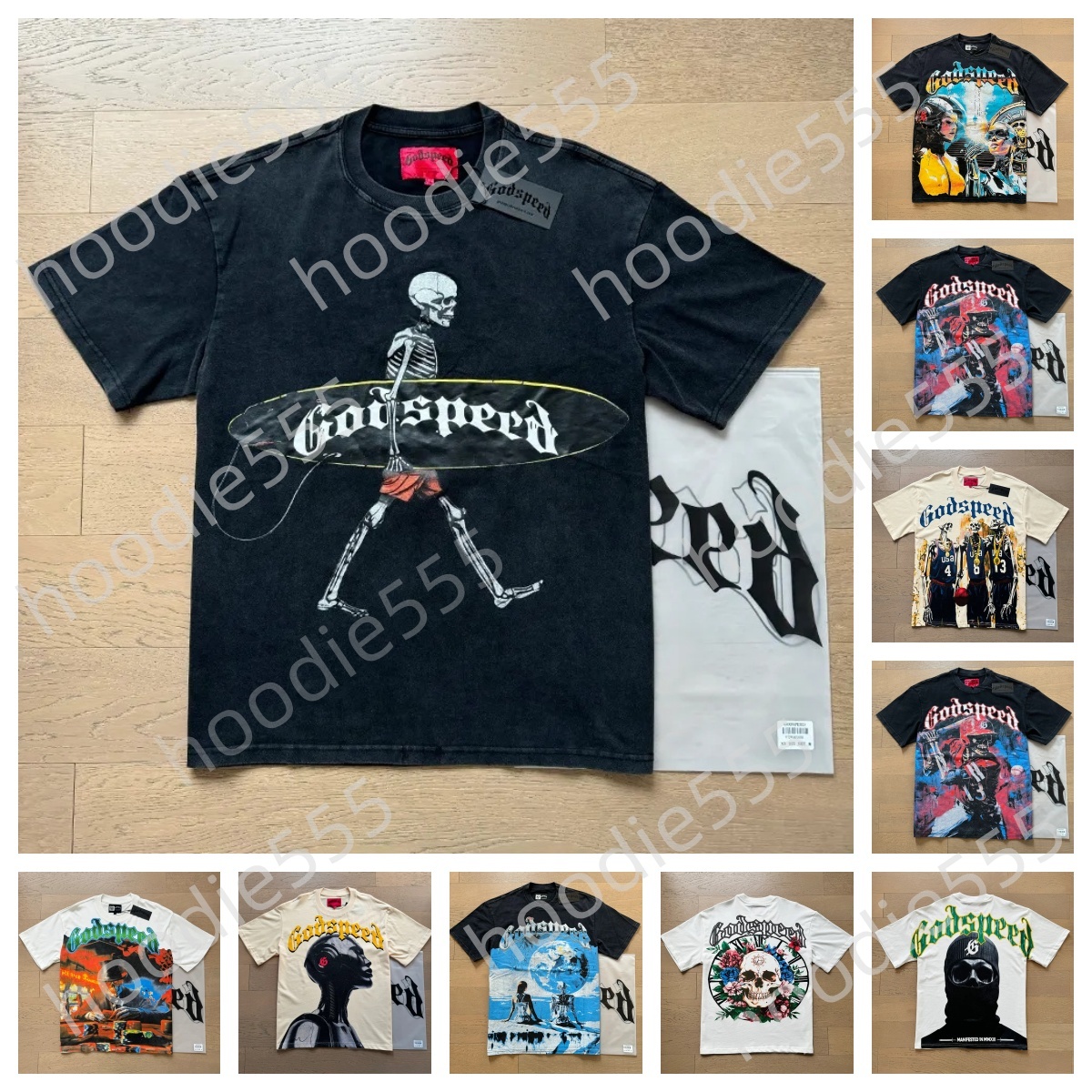 Godspeed designer Mens shirt High quality Summer shirts cotton breathable casual fashion t shirt Luxury Brand T-shirt Crew Neck Short Sleeve Brand Womens Letter tee