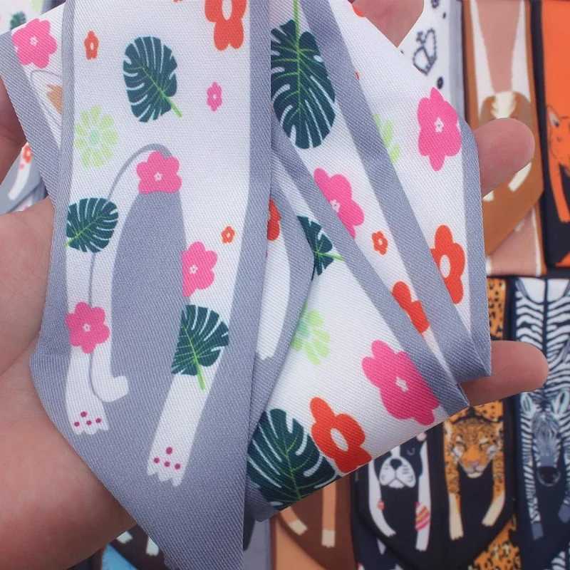 Home>Products>Animal Patterns>Womens Silk Scarves>Thin and Narrow Binding Bags W250107