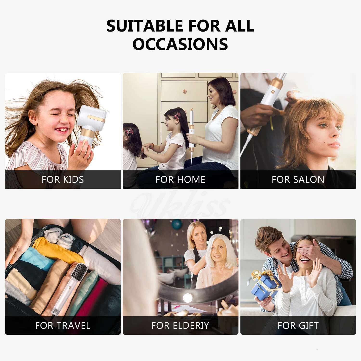 Dryer 7 in 1 Hair Styler Tools Complete Set Salon Brushless Motor 110000rpm Professional Blower Dryerr With Comb