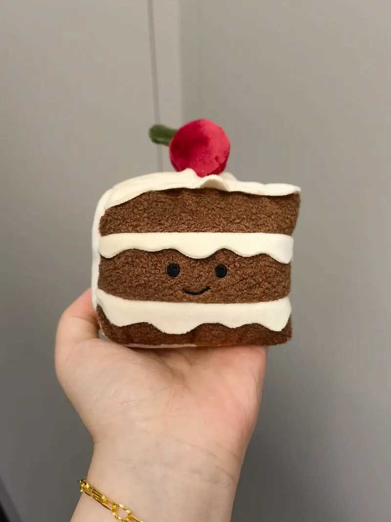 New Stock jellys Cat French Cream Cake Strawberry Soft And Cute Plush Toy To Play With Give As A Holiday Birthday Gift Friend