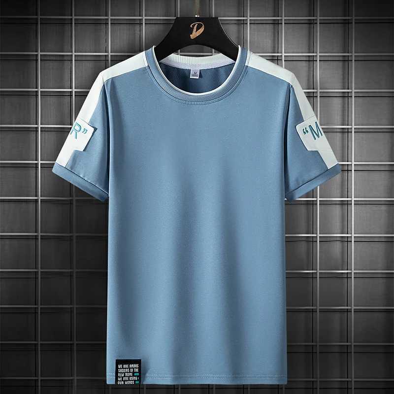 Mens short sleeved T-shirt summer white black T-shirt top T-shirt classic brand fashionable clothing plus size M-5XL O NECK M250108