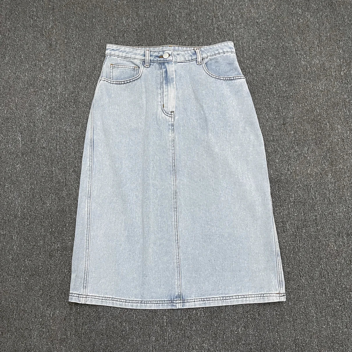 High Quality Women casual set long sleeved top high waisted skirt 250106