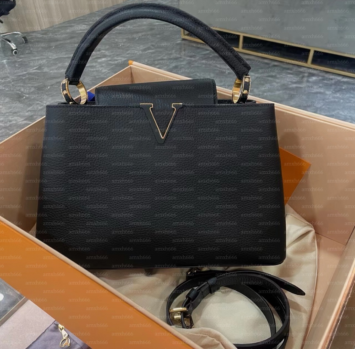 designer luxury purse Capucines BB Top Handbag Women Designer Shoulder Bags Totes Crossbody Bag Aurillon Leather Handbags Woman Purses