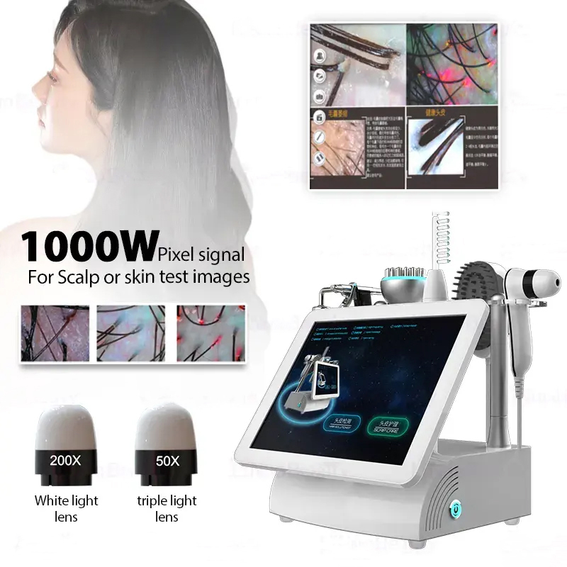 High Quality 5-in-1 Scalp Care Anti-hair Loss Machine Scalp Analysis Treatment Hair Growth Therapy Devices For Hair Clinic Spa Salon