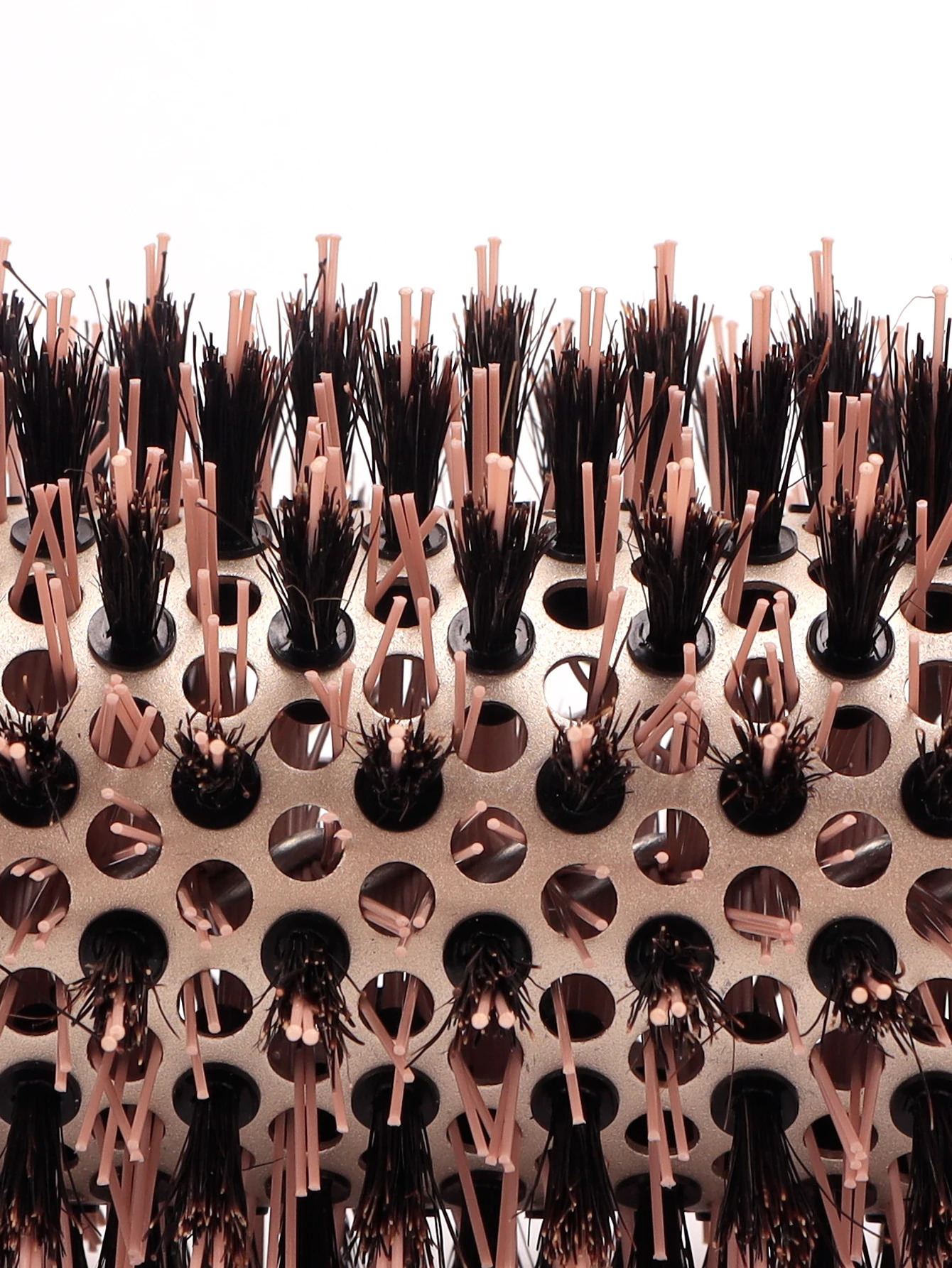 3PCS Salon Hair Comb Set Professional Iron Round Comb Hairdressing Curly Hair Rollers High Temperature Resistance Hair Brush 250106