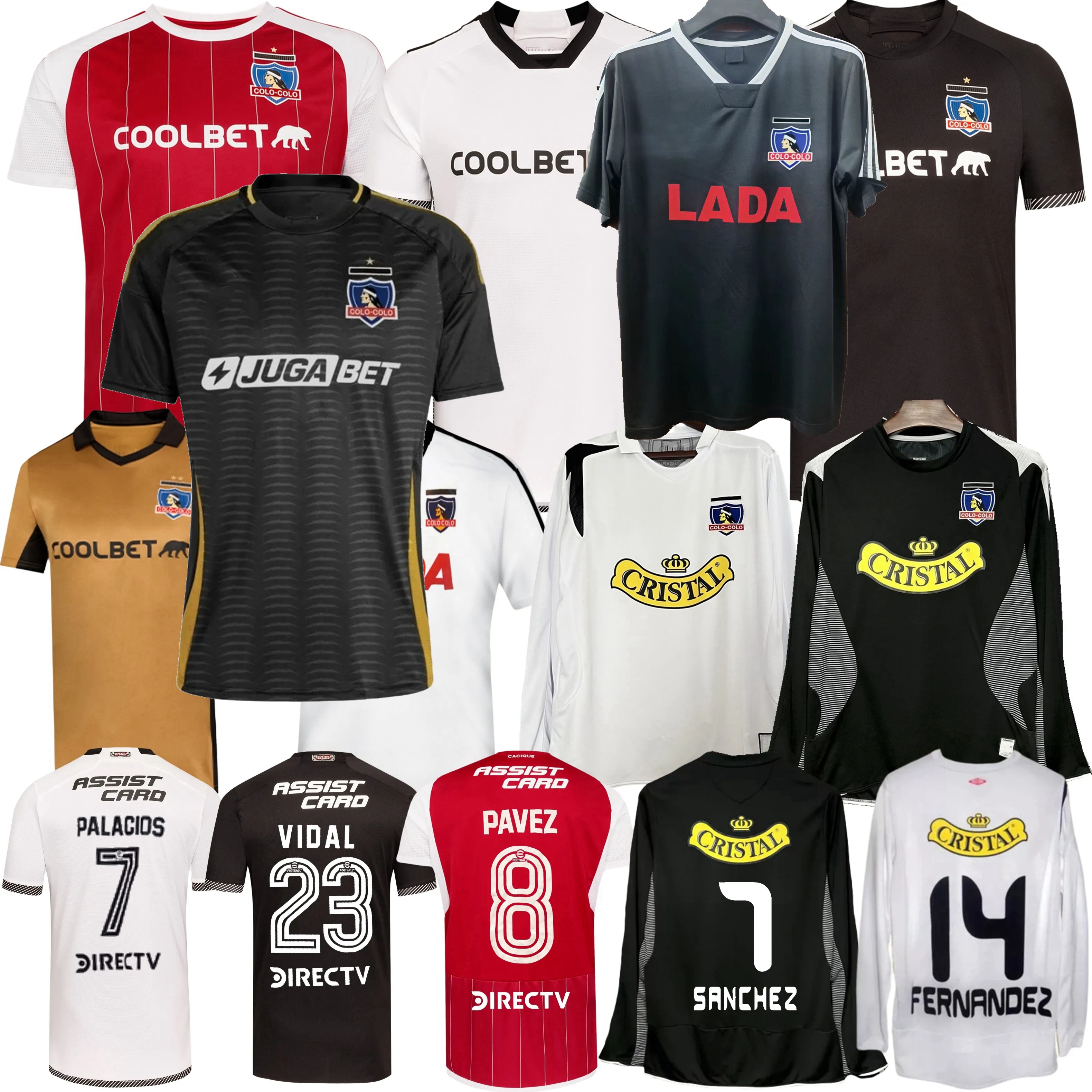 Retro 1991 2006 2011 VIDAL 2024 2025 2026 Colo-Colo Soccer Jerseys Colo PAVEZ PALACIOS V.PIZARRO CORREA Fernandez Sanchez ISLA 24 25 26 Football shirt