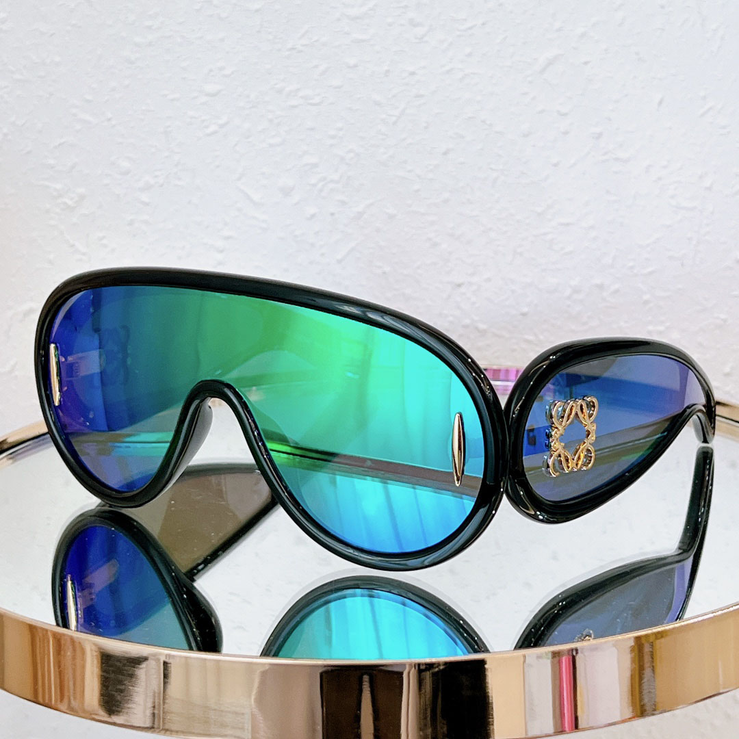 Top Rowe Blue LW40108I Sunglasses For Men And Women 2025 Luxury Shield Glasses Sport Sunglasses With Box