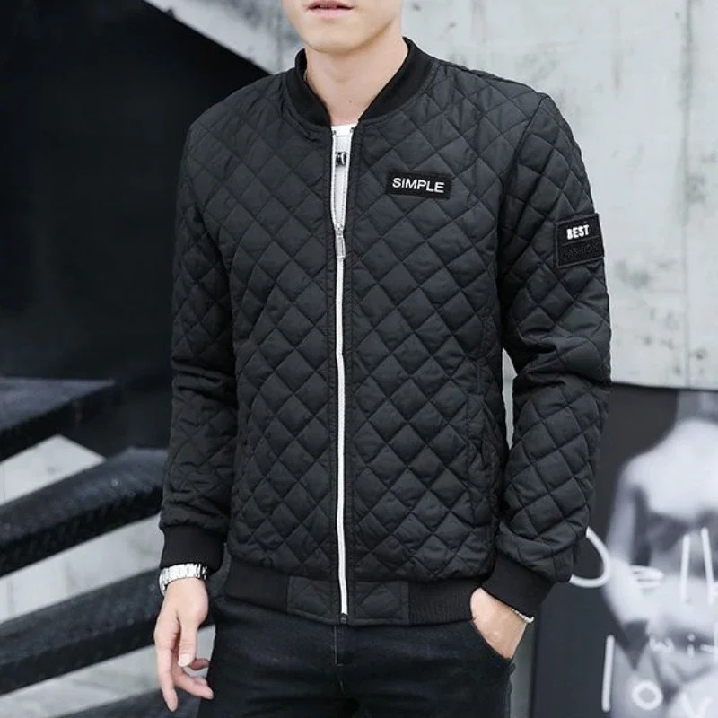 Mens Bomber Coats Winter Warm Stand Collar Male Baseball Jackets In Fast Delvery Deals Original s Vintage Stylish Y2k 250107