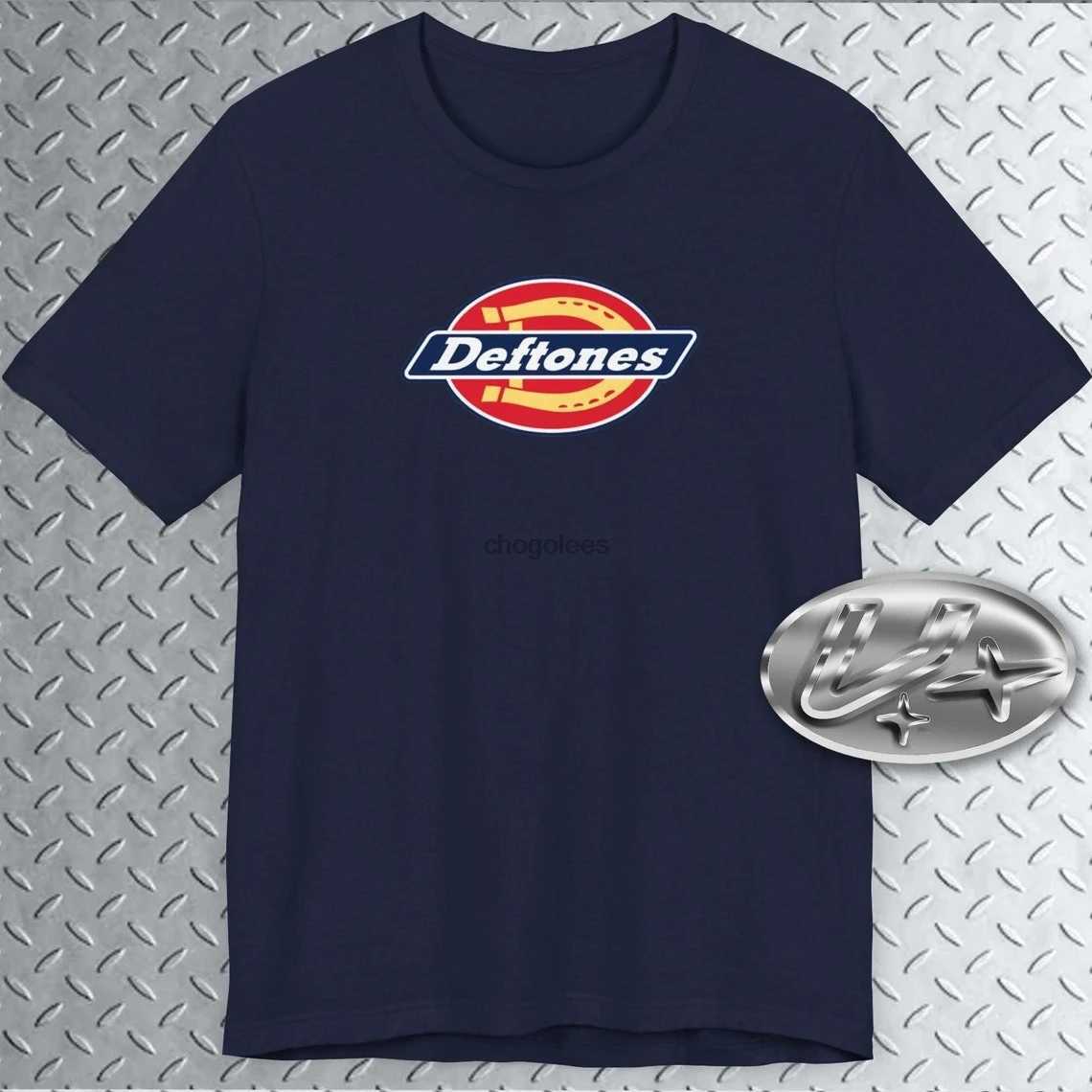 Men's T-Shirts Deftone Shirt Band T Music Merch Retro Design H25106