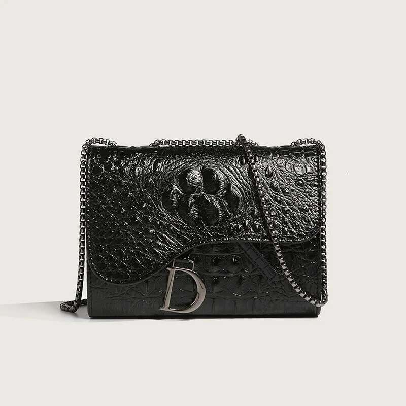 2024 Women's Chain Crossbody Shoulder Ladies Leather Summer New Women PU Bag Female Small Square Clutch Bags Handbags