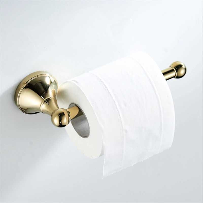 Toilet paper holder black/gold/antique toilet roll paper holder bathroom accessory wall mounted Y250107
