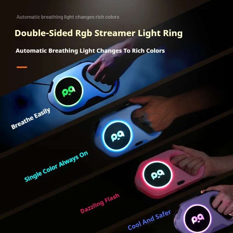 Explosive Technology Night Outdoor Pet Dog Supplies LED Light Automatic Retractable Traction Rope