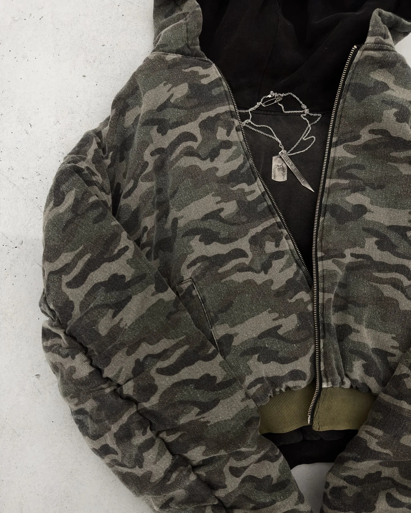 American Camouflage double-sided Plush Hood Jacket Men Women Street Coat Y2K Hip Hop Baseball Uniform Couple Casual Hoodie 250107