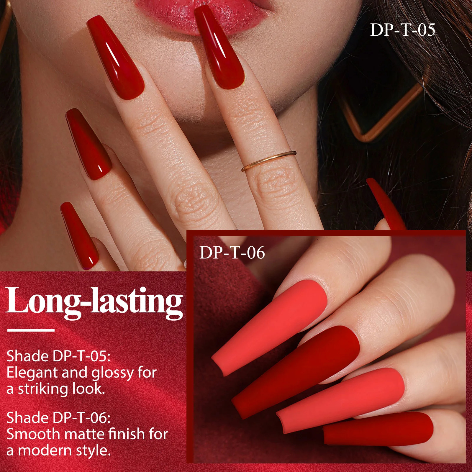 28gpot Very Fine Valentines Day Colors Red Glitter Dip Powder System Acrylic Dipping as Nail Gel Polish Effect 241230