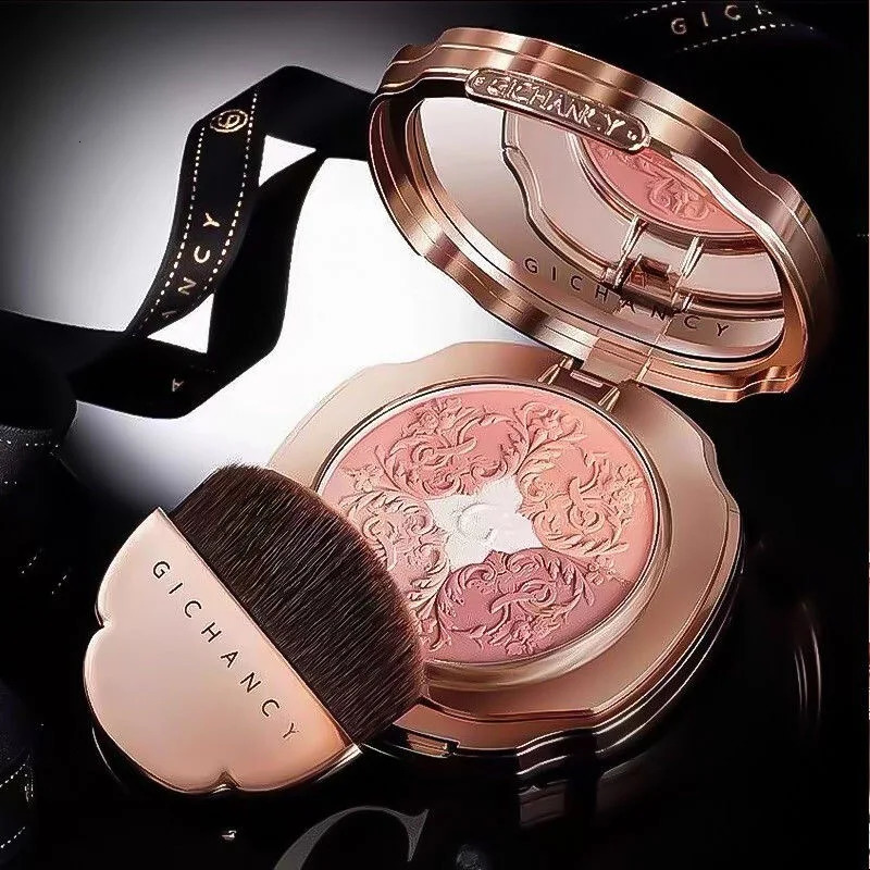5 Colors Face Blush Palette Matte Mineral Blush Powder Bright Shimmer Matte Face Blush for Cheek and Eye Shadow Make-up 250108