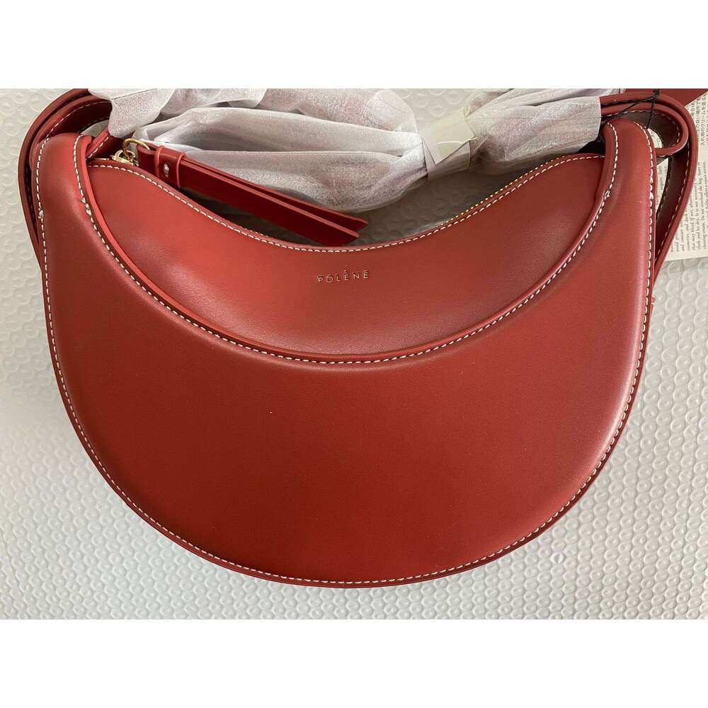 Women's Bags handbag New Women Crossbody Retro Fashion Black Leather Crescent Lightweight Design Ladies Shoulder Bag