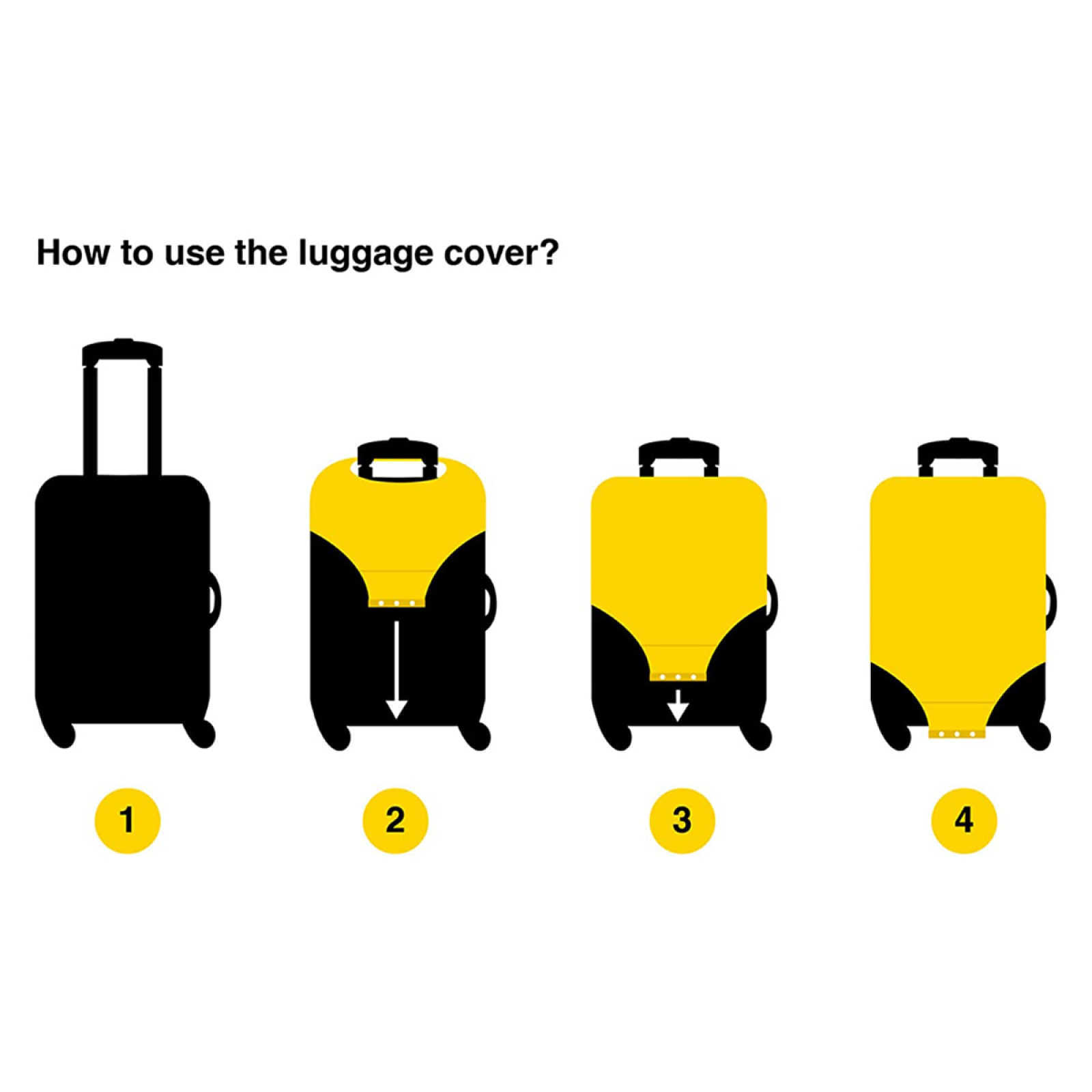 NXY 4 sizes Luggage Cover Combination Luggage Protective Cover Suit Bag Suitcase Covers Trolley waterproof Cover Travel bags Accessories