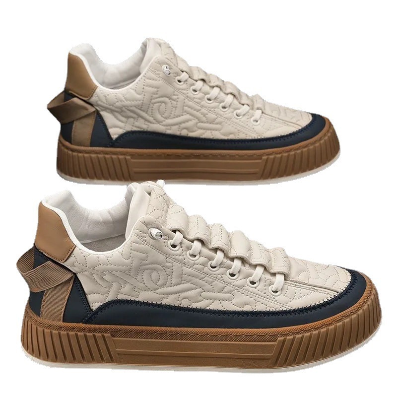 New 2024 spring Fashion Design Man Sport Casual Platform Comfortable Men Sneakers Flat Shoes ddmythur