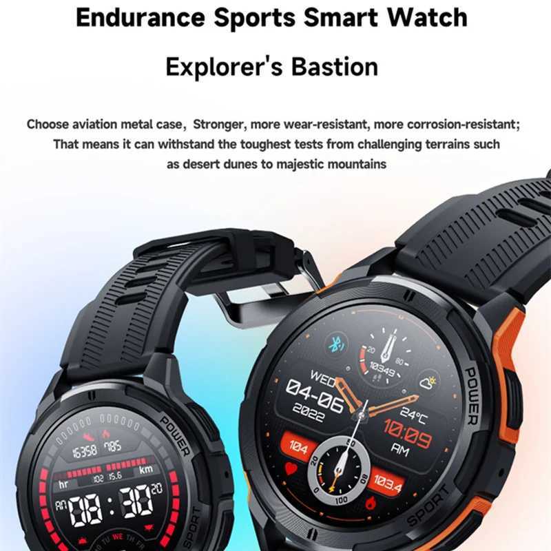 Smart Watch C25 Men etooth Call 1.43inch Amoled Sn AI Voice 410mAh Battery 1ATM Waterproof Outdoor Sport SmartwatchXJ250108