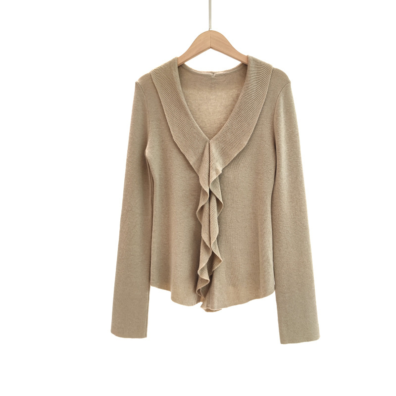 DTX8 luxury hidden link 5A masrter quality Versatile Feminine Layering Piece: Lightweight Mixed Fabric Pullover Jacket Suitable for Multiple Outfits