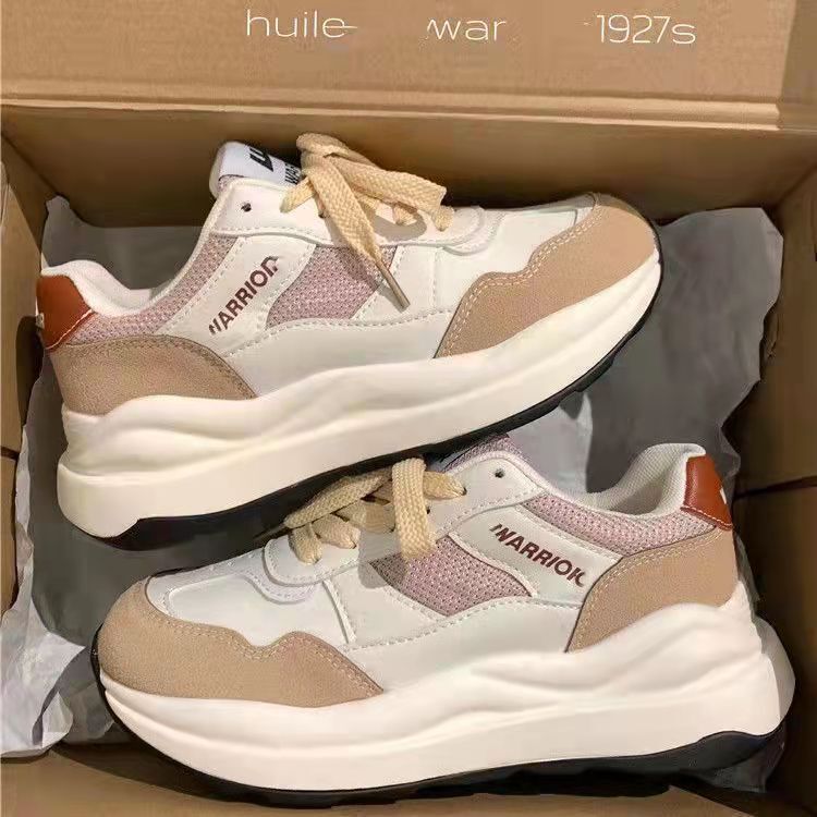 Ddmywed Huafu Forrest Gump Spring And Autumn New Collection Ultra Light Soft Bottom Dad's Casual Comfortable White Women's Shoes Chinese Bra