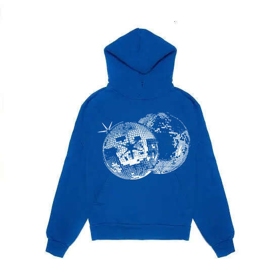 Y2K Hoodies Clothes Women Vintage Mirror Ball Print Autumn W