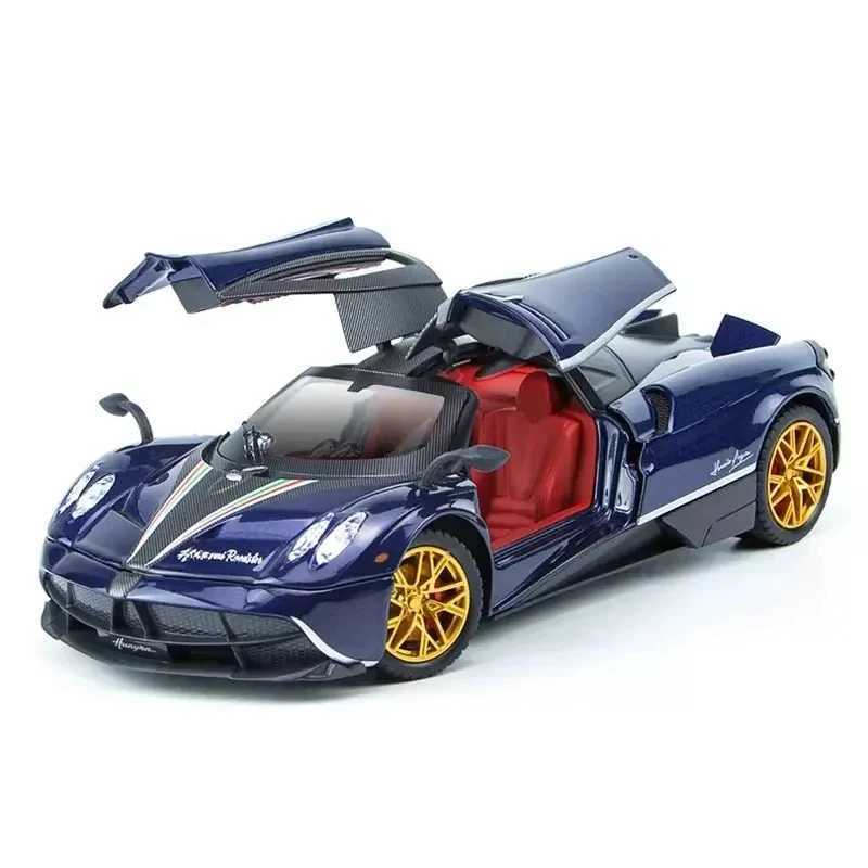 1 24 Car Alloy Model Super Sports Simulation Chinese Dragon for Pagani Childrens Toy Boy Collection Decoration Gift