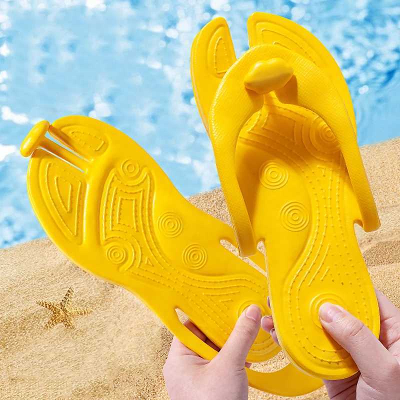 New Arrival Folding slider for travel portable slider for women lightweight family hotel salon homestay guest use sandals bathroom beach shoes T250108