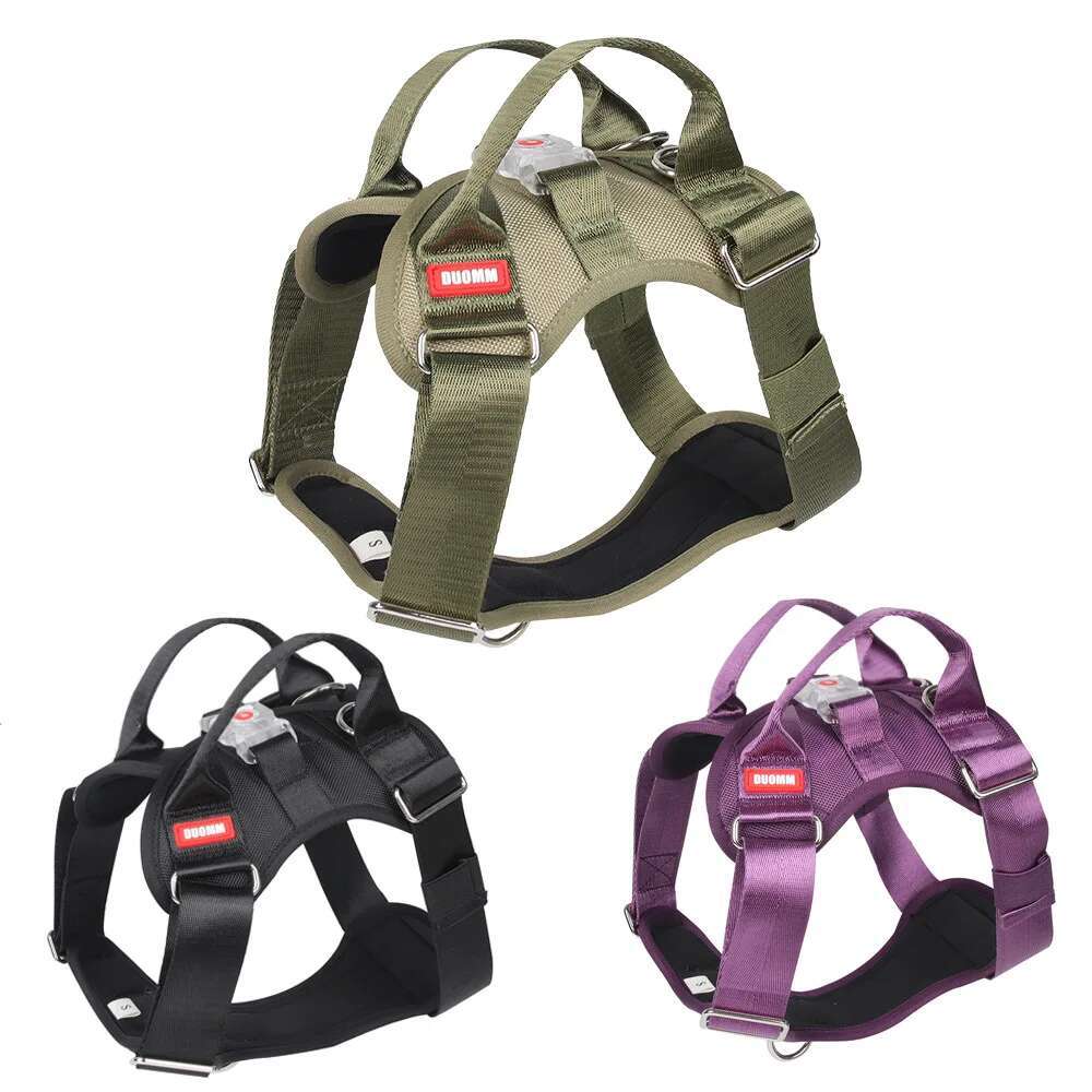 Pet And Back Traction Rope Reduces Load, LED Light Explosion-Proof Punching Large Dog Chest Harness Pet