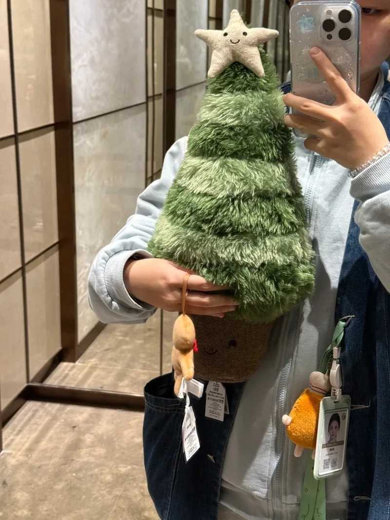 New 45cm Christmas Tree jellys Cat Doll Spruce Decoration Scene Toy Holiday Birthday Gift